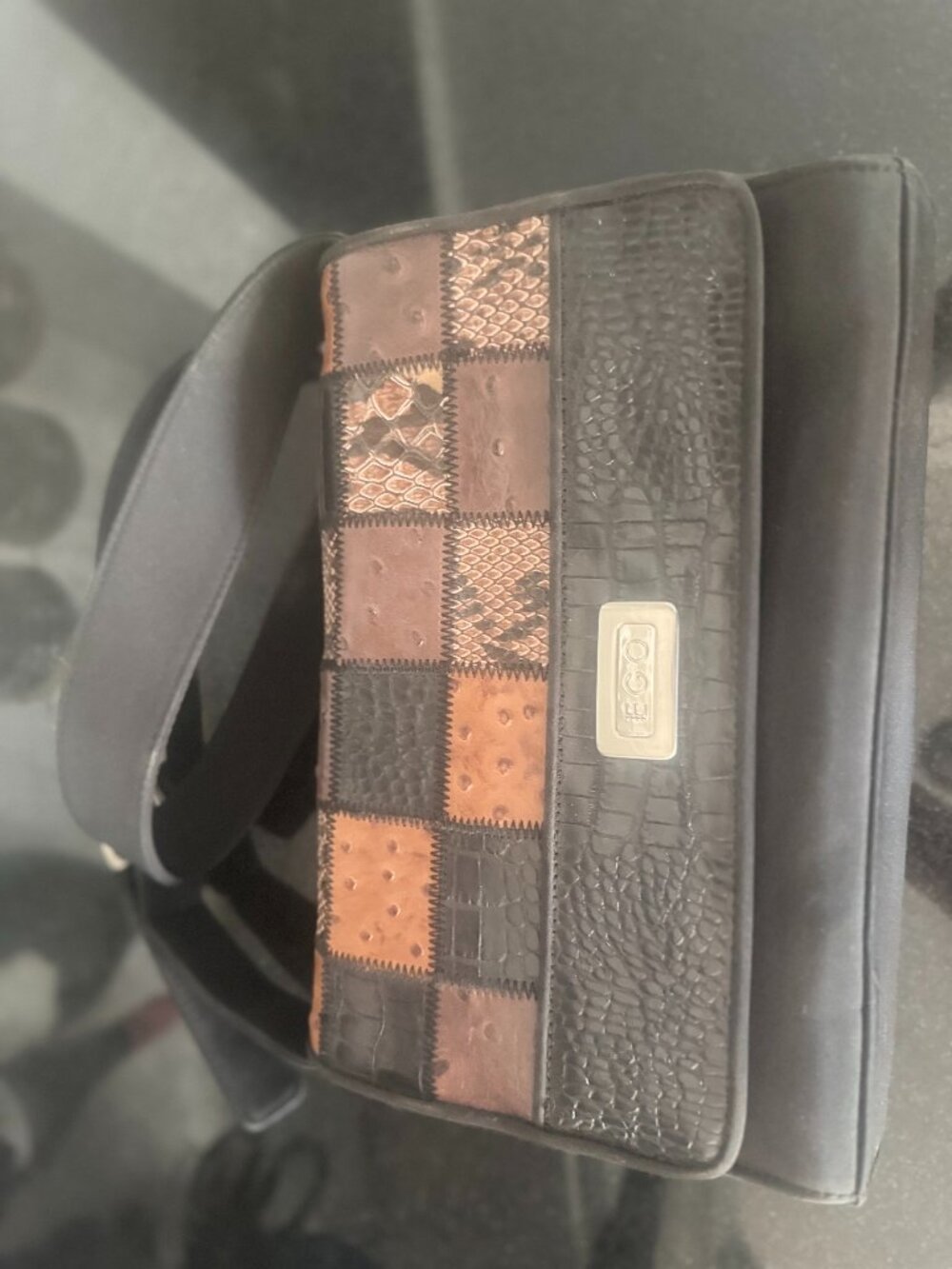 Vintage EGO flap shoulder bag/LIKE NEW